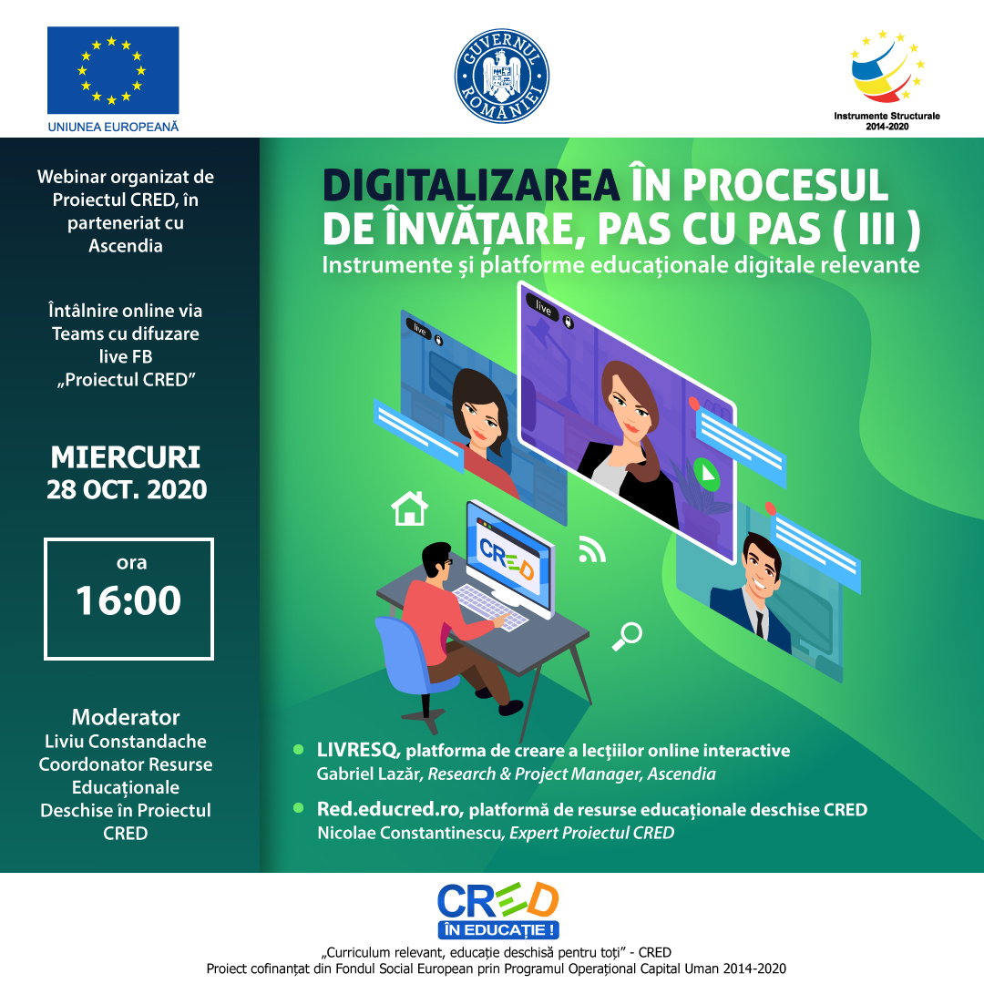 Digitalizarea în procesul de învățare pas cu pas III